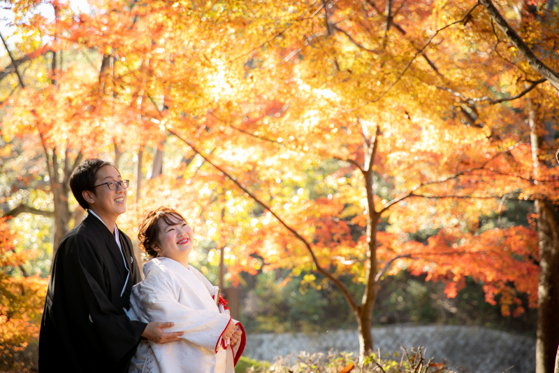 白無垢に着替えて