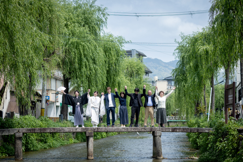 新緑の京都をご家族の一緒に満喫ロケ