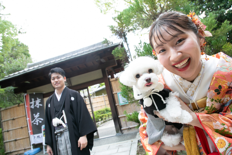 京都 あざらし堂 ー写真部ー_ペットと一緒に撮影できる