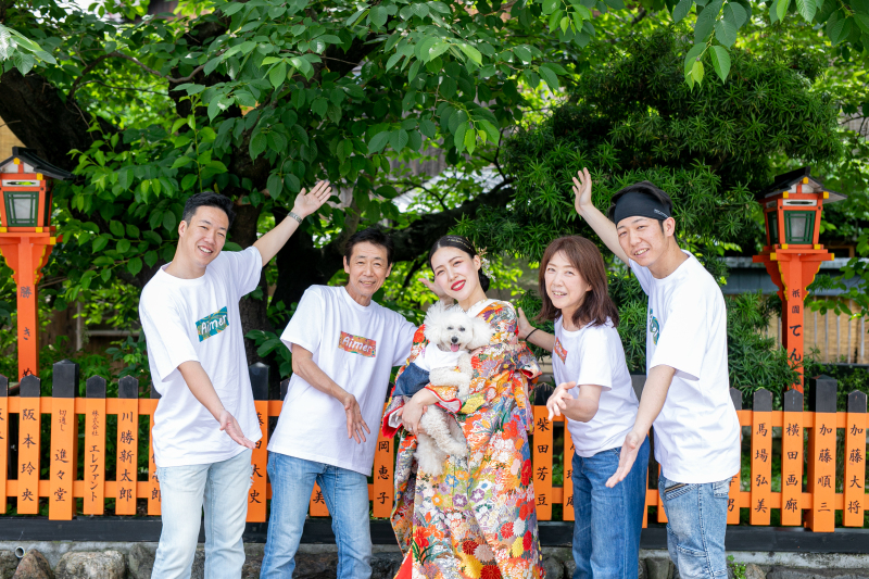 中には家族全員でお揃いTシャツの方も！