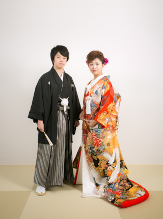 型物記念撮影(6切写真台紙付き)