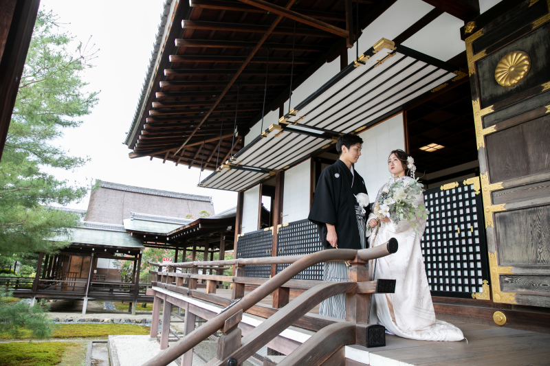 12月〜2月・5月〜9月☆大覚寺で撮影を！白無垢or色打掛で大覚寺撮影時間はたっぷり２時間　利用料込み