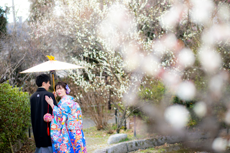 ＜選べるロケ地真冬＞衣装２点２箇所　1月2月冬ロケ！比較的人が少ない時期に　　白無垢色打掛両方　129,800円