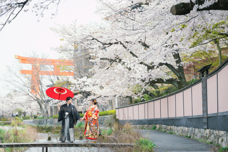 <桜撮影!>☆白無垢色打掛両方!☆ロケ地2箇所でこの料金→149,800円気軽にお問合せを!