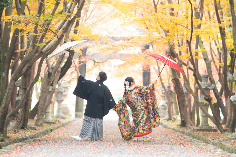 12月10日から25日撮影限定☆大原野神社・長岡周辺新婦様2着ロケ高速、神社利用料申請料込み→162,000円