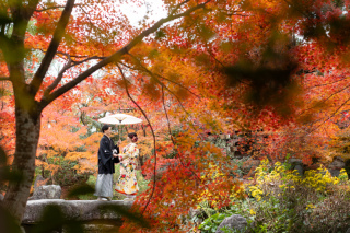 12月10日から25日撮影限定☆大原野神社・長岡周辺新婦様２着ロケ高速、神社利用料申請料込み→162,000円