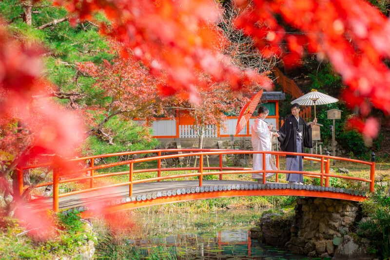 <選べるロケとスタジオ＞11月16日-12月15日☆白無垢色打掛両方☆新婦衣装２点ロケ地2ヶ所＋あざらし和室-→166,800円