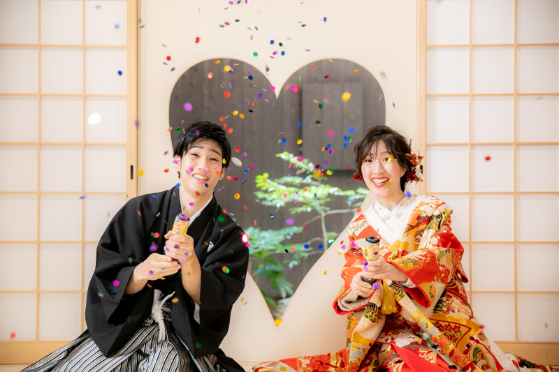 <動画作成付き>8万円のショートムービー作成付きプラン 新婦衣装1点和室とロケプラン 通常200,000円→175,000円
