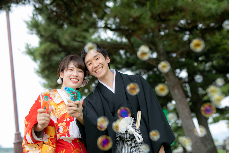 <動画作成付き>8万円のショートムービー作成付きプラン 新婦衣装1点和室とロケプラン 通常200,000円→175,000円
