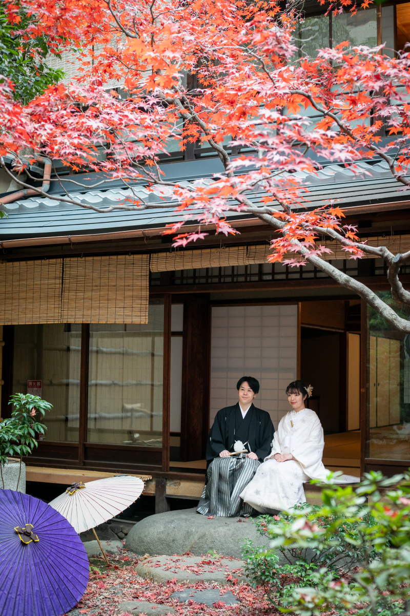 ＜京町家付きプラン＞祇園か八坂ロケと選べる京町家プラン　白無垢色打掛両方で町家利用料込み１５万円　京都満喫間違い無し