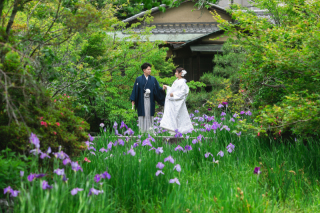 京都の新緑・深緑を感じに！新婦２点プラン　お好きなロケ場所最低２箇所（選べるロケ地）撮影は１時間程度ずつ