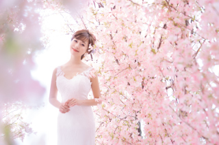 満開の桜に囲まれて♡