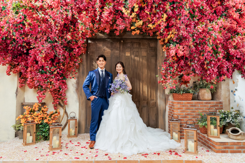 ブーゲンビリアの下で、まっすぐに