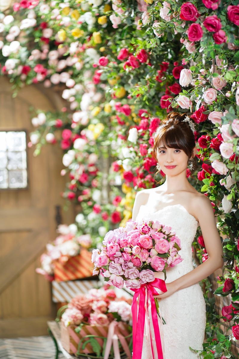 お花と新婦様♪