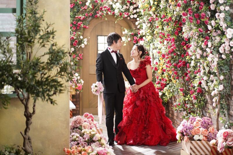 カラフルな衣装で撮影♪