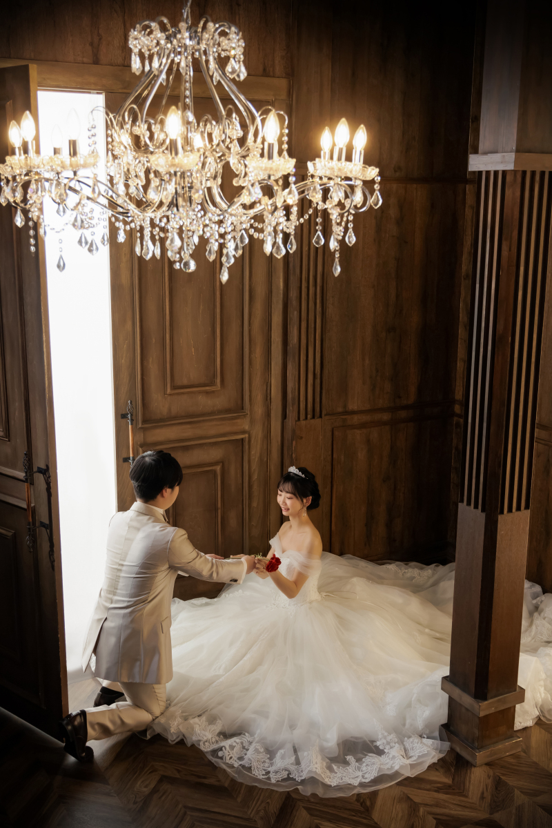 愛を誓いあう瞬間