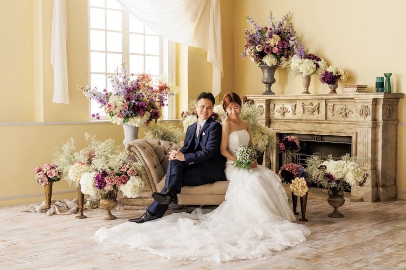 おふたりの邸宅のような空間で