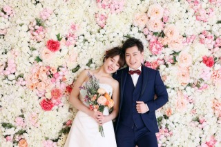 一面の花に包まれて