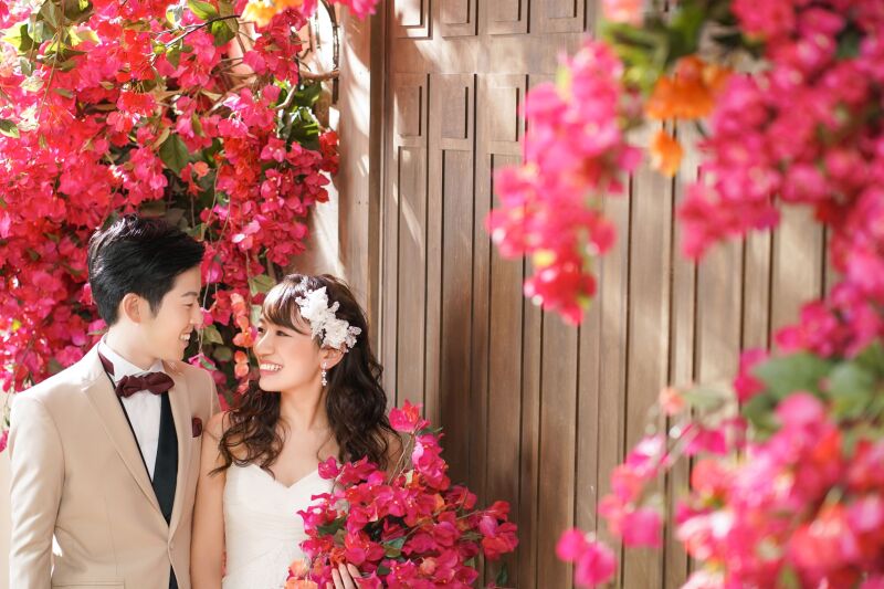 鮮やかな色にかこまれて