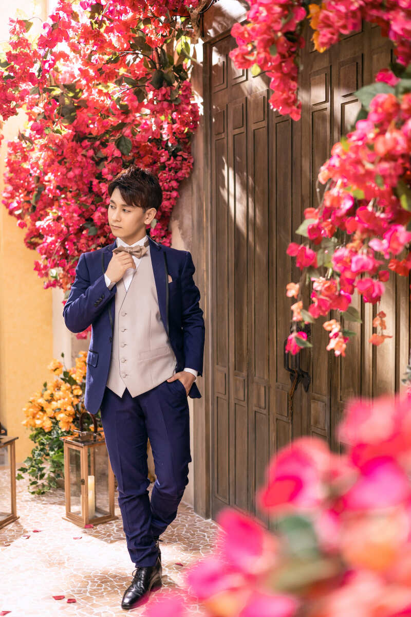 いつもと違う表情で