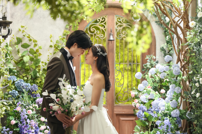 春の中庭で過ごすひととき