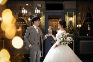 イギリスの街並みで