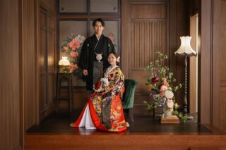 和装と洋装で魅せるスタジオ撮影！こだわり衣裳と多彩な背景での特別な一日