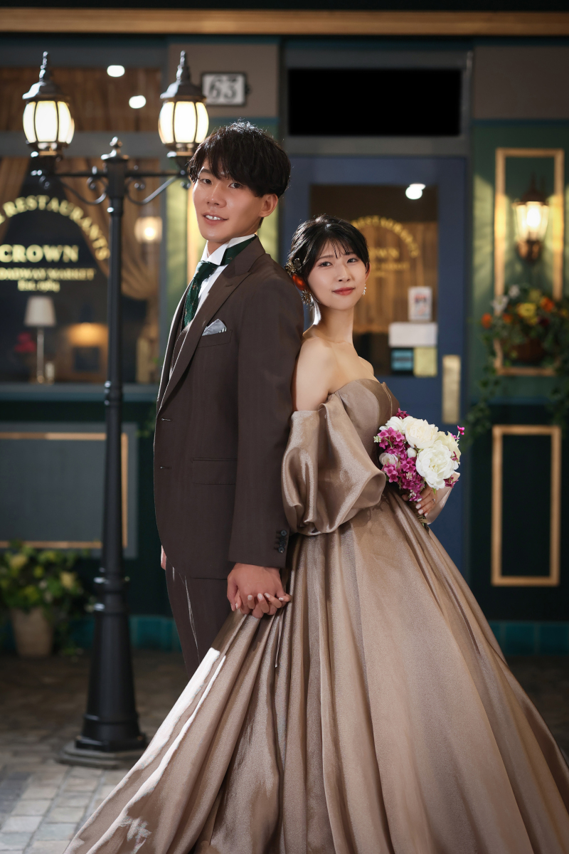 イギリスを思わせるアンティークな街並み