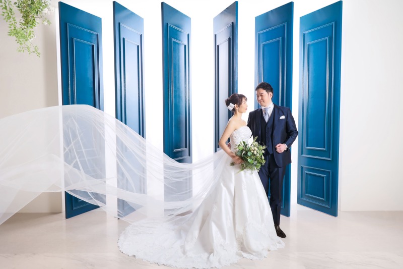 ベールが美しく