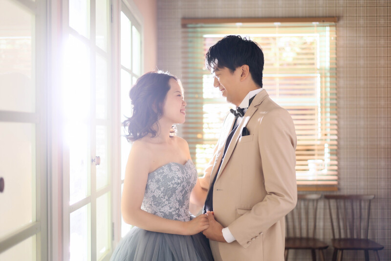 夕暮れの光と輪郭