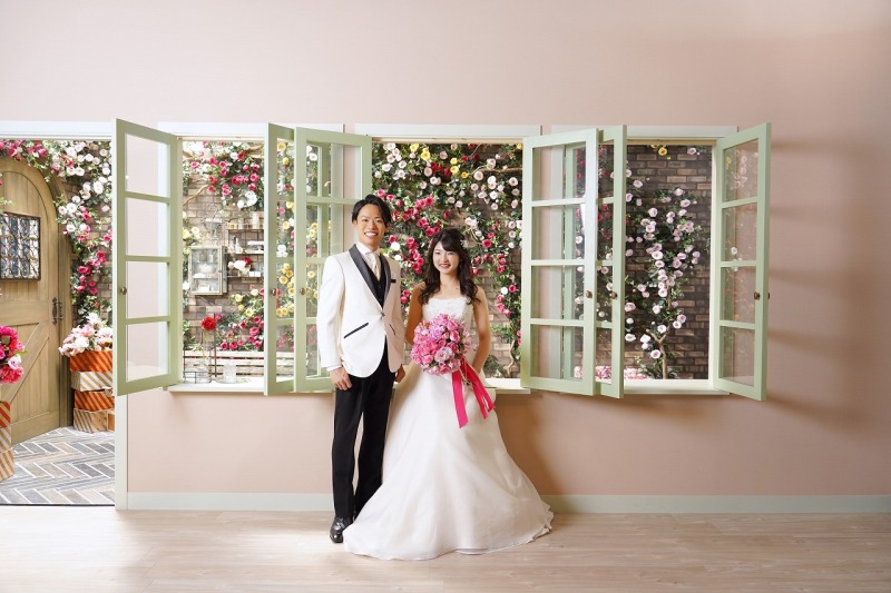 ピンクで可愛らしく