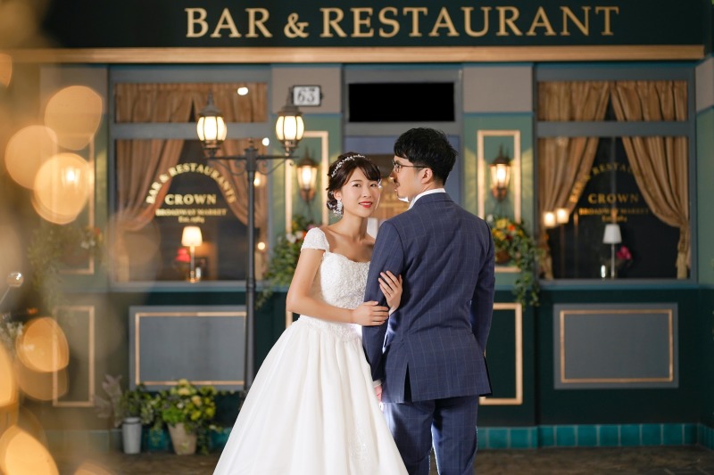 腕を組んでデート♪