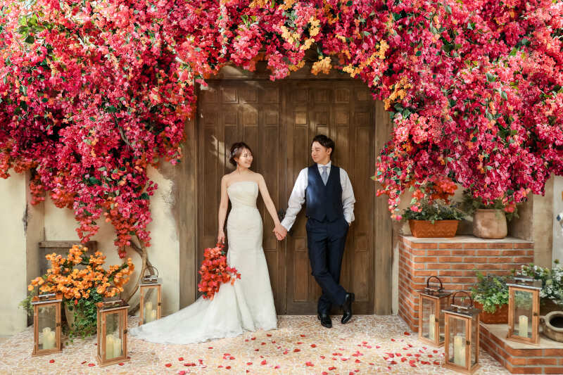 咲く花の中で、あなたと