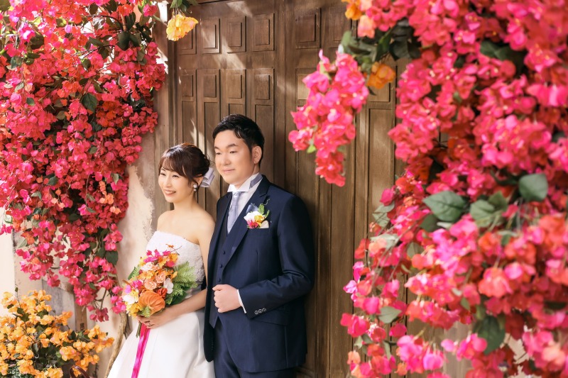 幸せを実感するお二人の眼差し