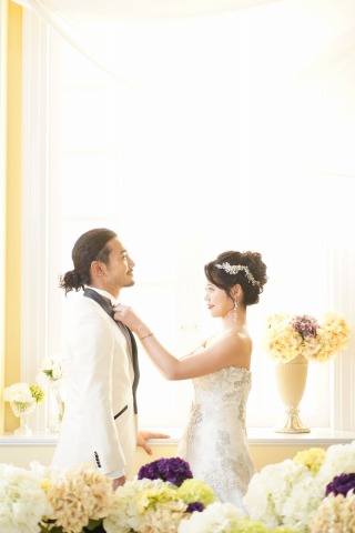 シンプルだけど、華やかに