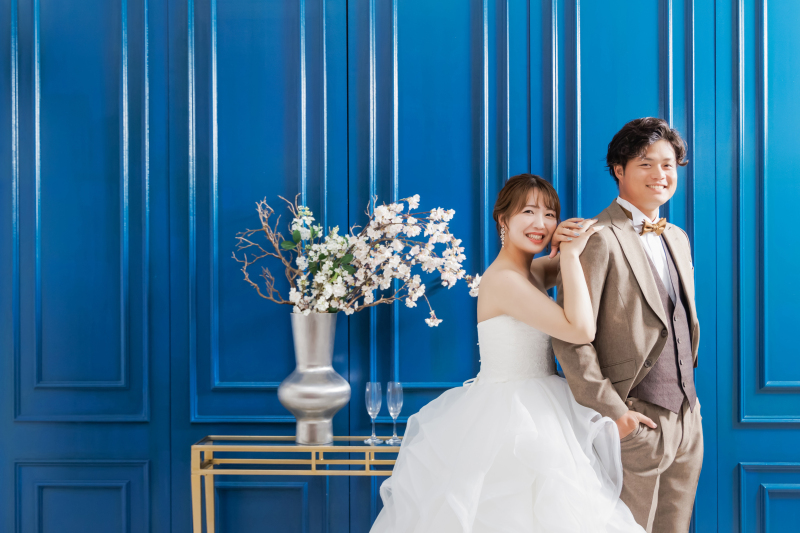 おふたりの個性が光るカジュアルなスタイルが魅力的