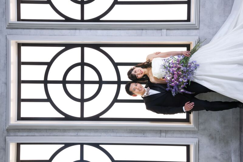 白い空間を彩って