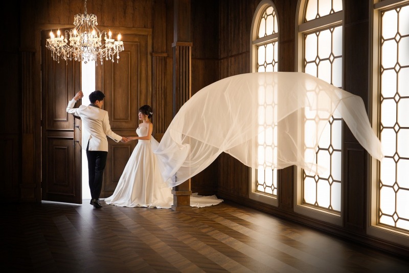 新郎様のエスコート