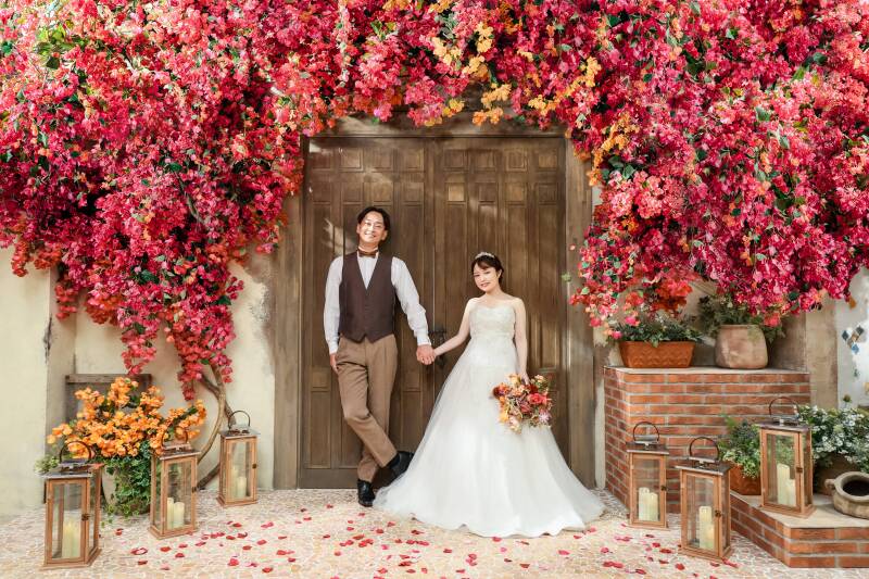 花影に立つバランス