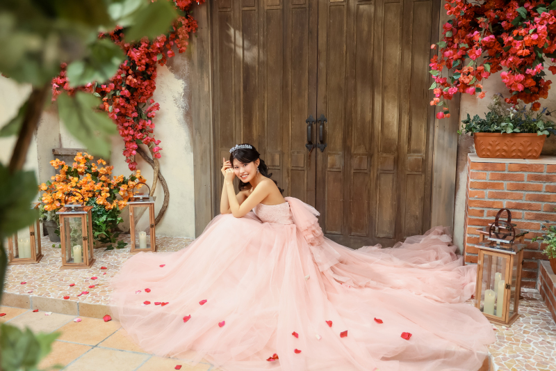 ピンクに染まるひととき