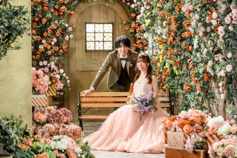 違う高さから見る構図