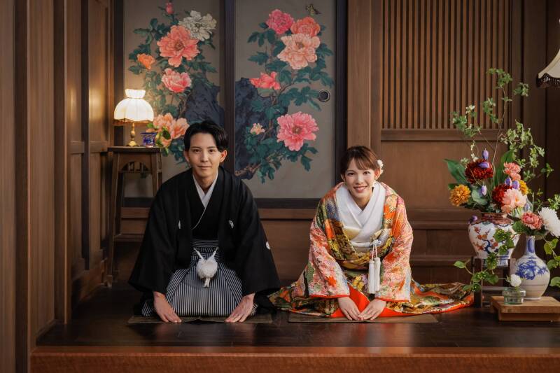 夫婦を結ぶ和の姿