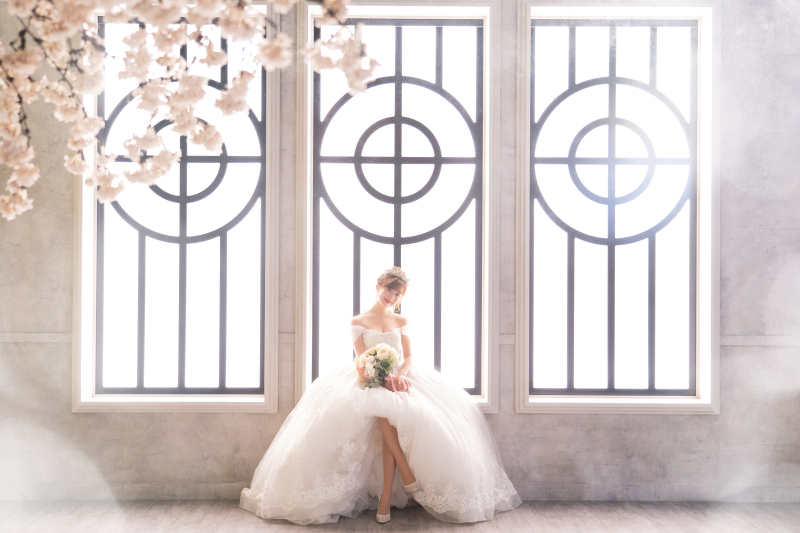 フェミニンな雰囲気で