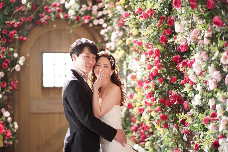 バラ色ウェディング