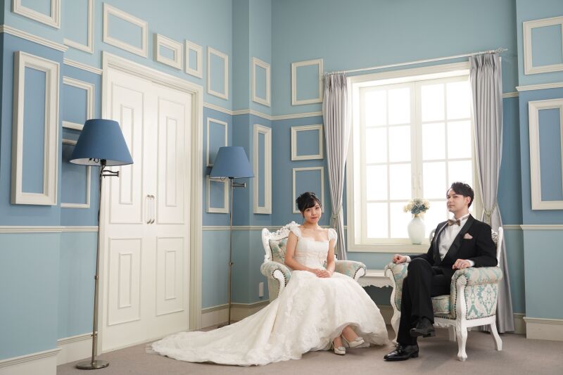 お洒落な衣装で撮影♪