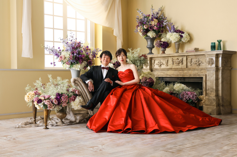 Sunny Roomに映える赤