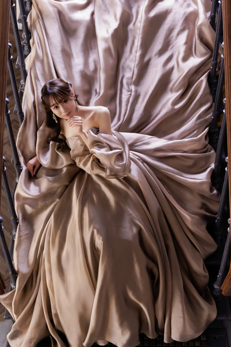 階段に描かれるライン