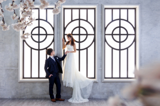 桜が咲く、おふたりだけの空間で