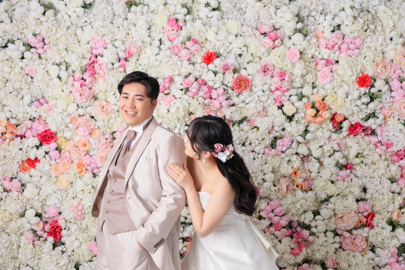 お花と幸せに包まれて