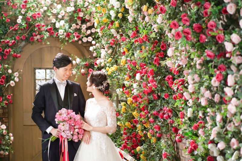 薔薇が咲くお庭